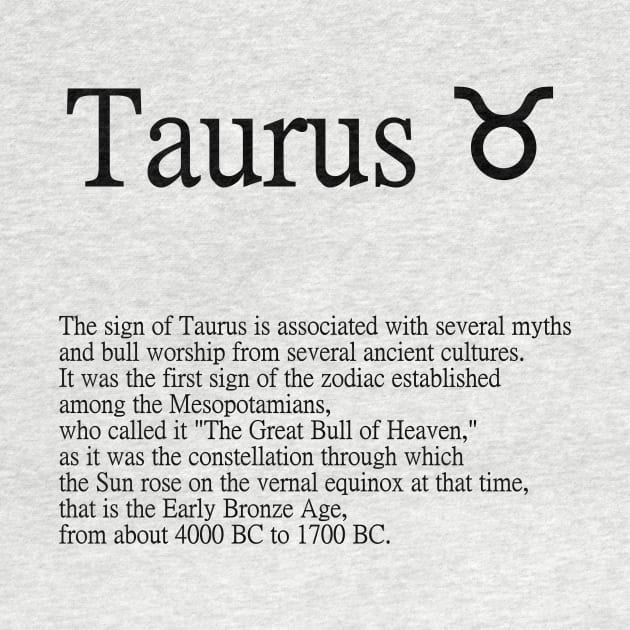 Taurus Zodiac Sign by Demonic cute cat